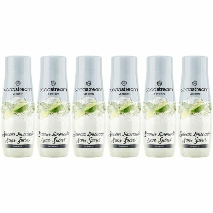 Sodastream SOD7290116748771 Pack 6 Concentrados Limonada Sin Azúcar Hasta 54L Bebidas 440 ml