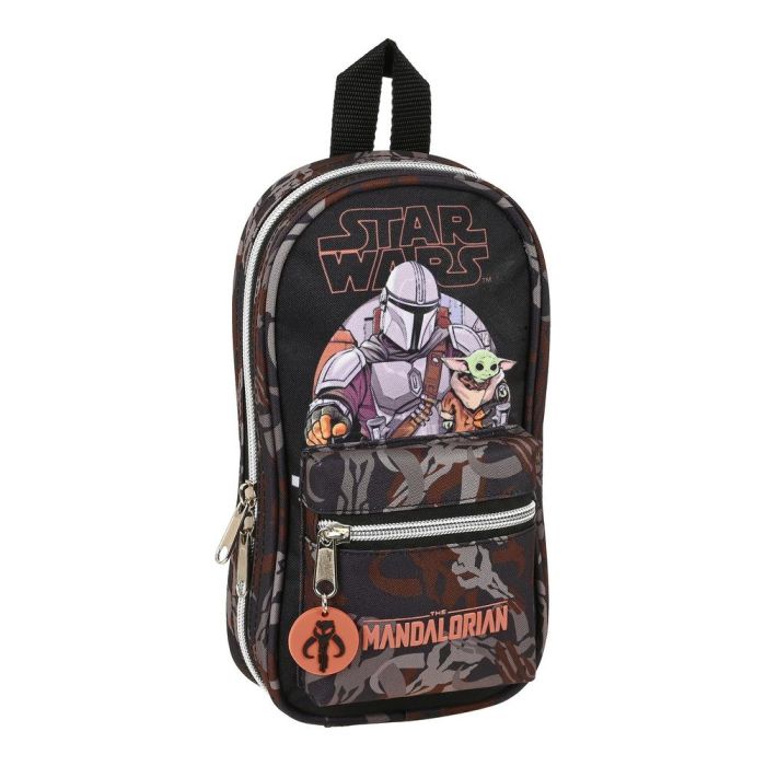 Plumier Mochila The Mandalorian The Guild Negro Marrón (12 x 23 x 5 cm) Plumier Mochila The Mandalorian The Guild Negro Marrón (12 x 23 x 5 cm)