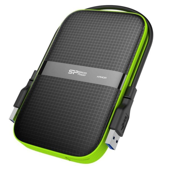 Disco Duro Externo Silicon Power A60 2.5" USB 3.0 2 TB Anti-shock Waterproof Negro 1 Disco Duro Externo Silicon Power A60 2.5" USB 3.0 2 TB Anti-shock Waterproof Negro 1