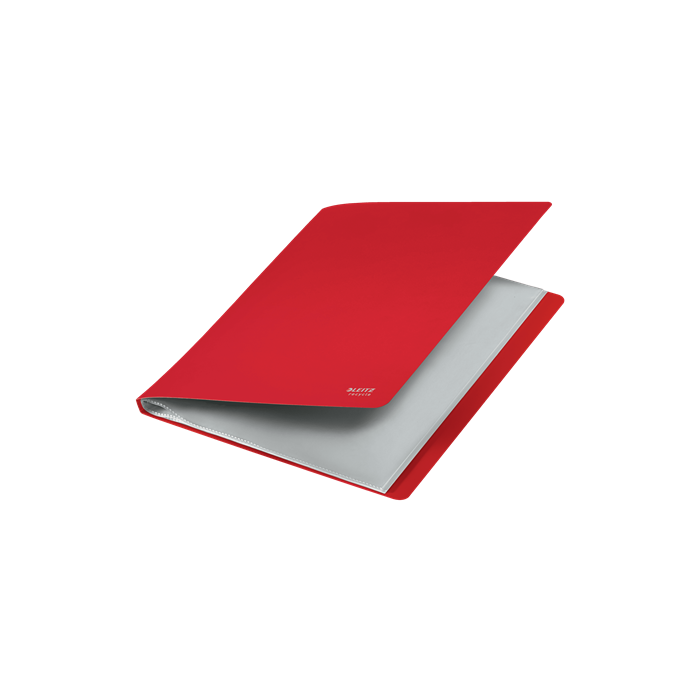 Leitz Carpeta Polipropileno con 40 Fundas A4 Recycle Rojo 46770025 4