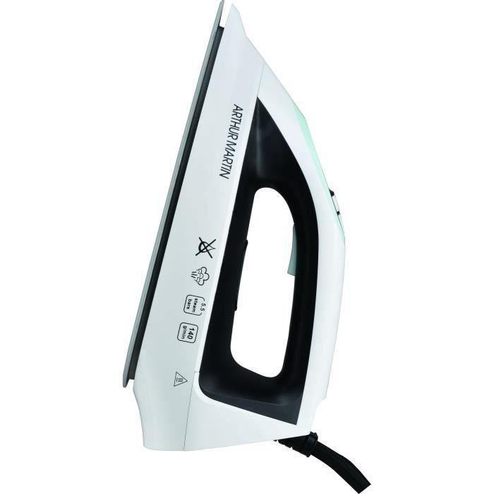 Arthur Martin AMP467 Estación de vapor 2200W, 5,5 Bares, Vapor continuo 140 g/min, Depósito 1,4 L, Modos ECO/MAX 5