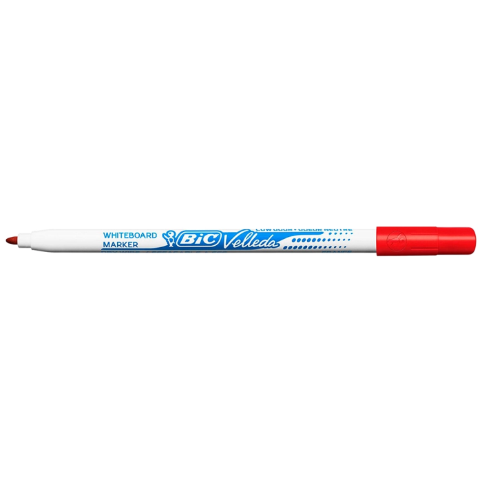Marcador Pizarra Bic Velleda 1721 Conico Rojo (Set de 24) 1
