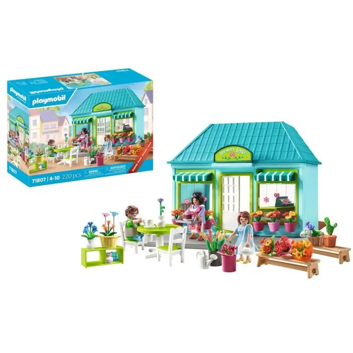 Playmobil Floristería Promo Packs 71807 - Mercado de Flores y Cafetería para Juego Imaginativo +4 Años 5