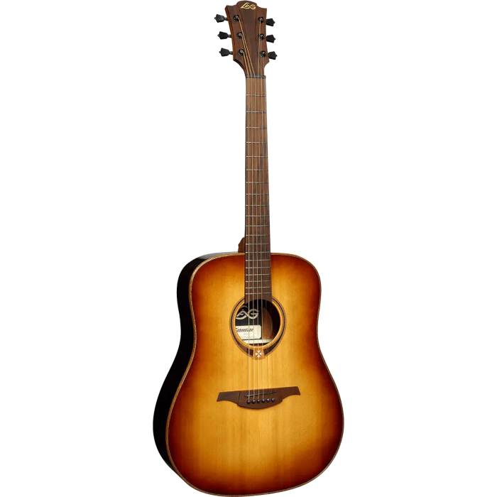LAG Guitarra Acústica Dreadnought Tramontane 118 - Brown Shadow Lag Acabado Brillante 1