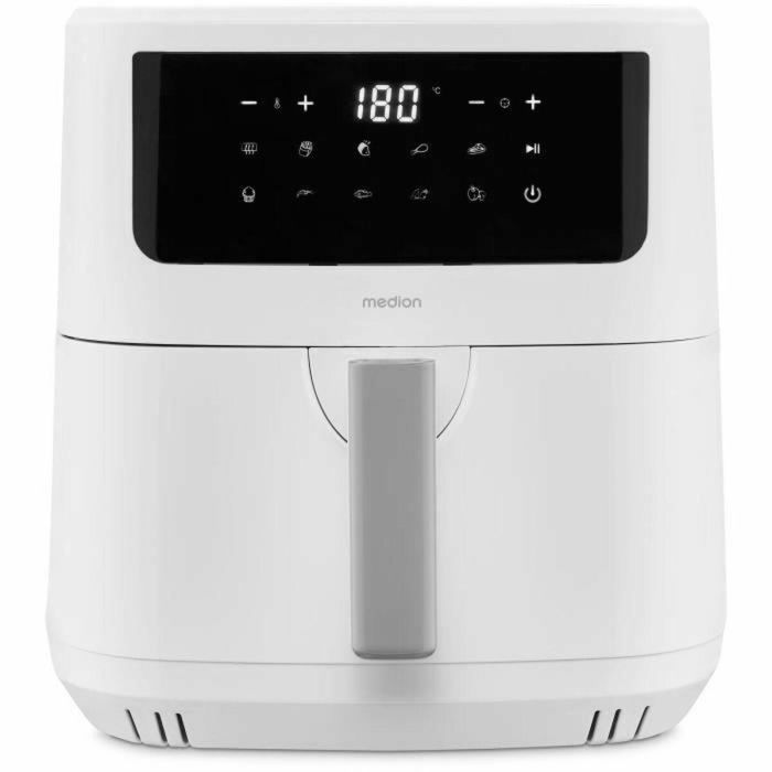Medion 50073000 Freidora de Aire Caliente 2150W Pantalla táctil 9 Programas Blanca