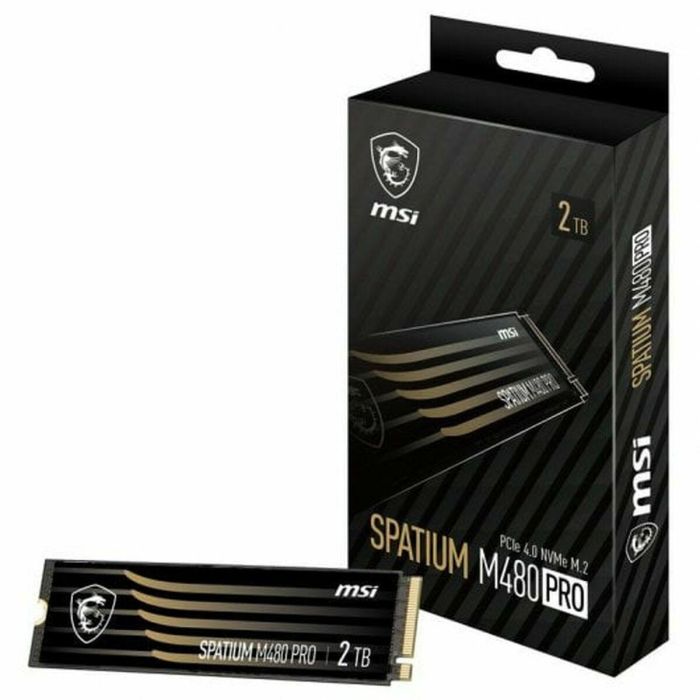 MSI SPATIUM M480 PRO PCIe 4.0 NVMe M.2 2TB SSD - 7400 MB/s Lectura, 7000 MB/s Escritura, 3D NAND, S78-440Q600-P83 MSI SPATIUM M480 PRO PCIe 4.0 NVMe M.2 2TB SSD - 7400 MB/s Lectura, 7000 MB/s Escritura, 3D NAND, S78-440Q600-P83