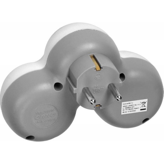 ORNO Ladrón con 3 Tomas Schuko OR-AE-13239(GS)