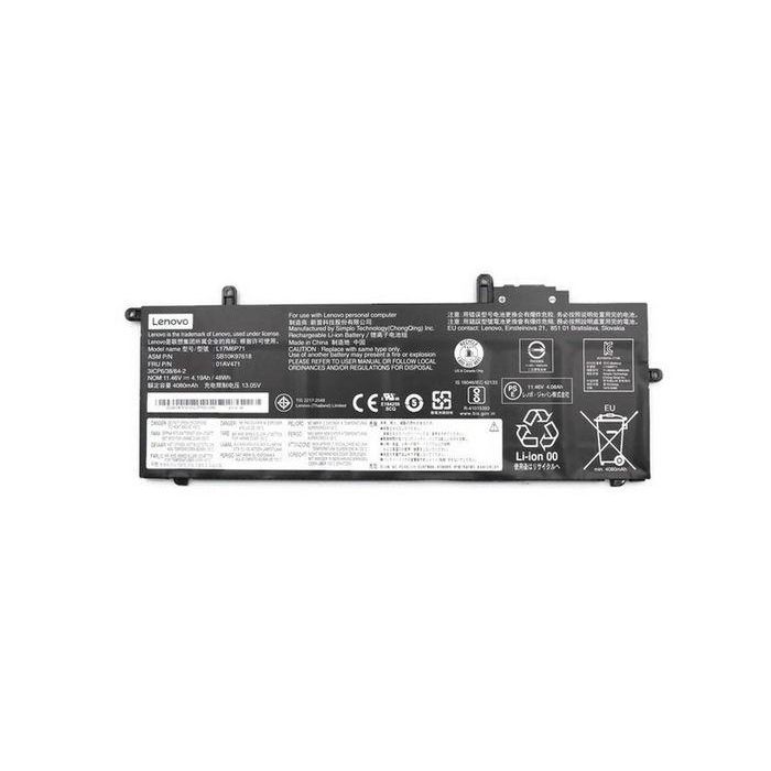 Lenovo Lithium-Ion battery, 6 cells, 48Wh capacity, 4220mAh, 11.46V, designed for Lenovo ThinkPad X280. 1 Lenovo Lithium-Ion battery, 6 cells, 48Wh capacity, 4220mAh, 11.46V, designed for Lenovo ThinkPad X280. 1
