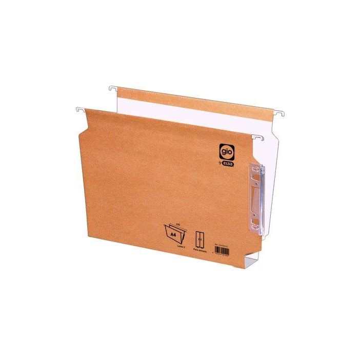 Carpeta Colgante Gio Cart.Arcon Visor Lateral U Bicolor 240G A4 20Mm Paquete De 25 (50120/50320/A13020)