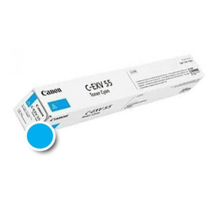 Canon C-EXV 55 Tóner Original Cian 23000 páginas para Canon C256i, C356i, C356P - Cartucho Láser