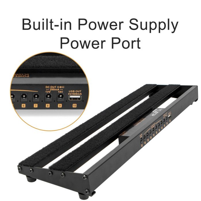 Yuer Pedalboard With Power Supply