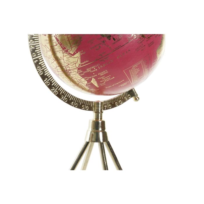 Globo Terraqueo Colonial DKD Home Decor Dorado Rojo 16.5 x 38 x 18.5 cm (2 Unidades) 1 Globo Terraqueo Colonial DKD Home Decor Dorado Rojo 16.5 x 38 x 18.5 cm (2 Unidades) 1