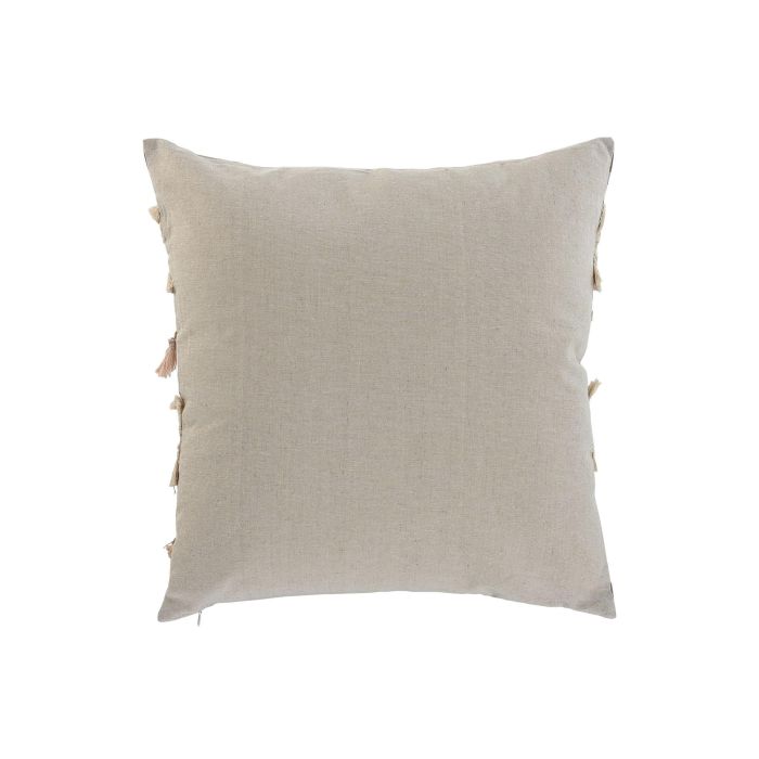 Cojin Boho DKD Home Decor Rosa Palo Blanco Roto 8 x 45 x 45 cm 2