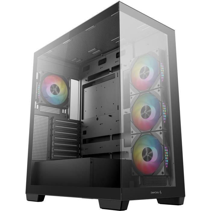 Deepcool R-CG580-BKADA4-G-1 Caja Ordenador Gaming CG580 4F Torre con Alta Ventilación y Paneles de Cristal Templado