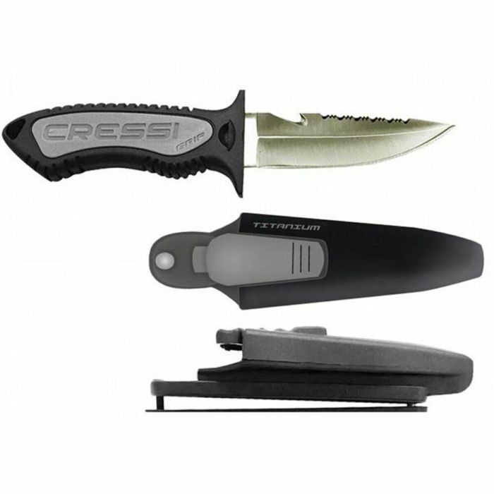 Cuchillo Cressi-Sub Grip Negro