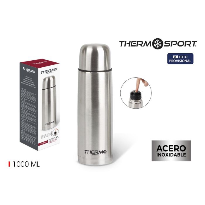 Termo inoxidable Thermosport 1000 ml (6 Unidades) Termo inoxidable Thermosport 1000 ml (6 Unidades)