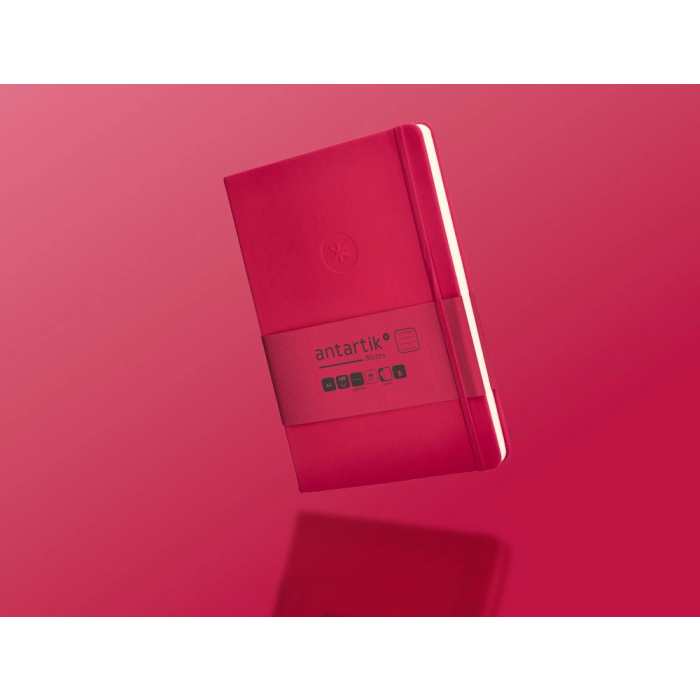 Antartik Cuaderno Antartik Notes Tapa Dura A5 Hojas Rayas Burdeos 100 Hojas 80 gr FSC 9