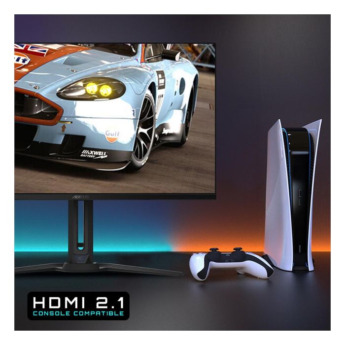 Gigabyte Aorus FO32U 32" Monitor Gaming 4K UHD 3840x2160 QD-OLED 165Hz 0.03ms FreeSync Premium Pro DisplayHDR 400 KVM