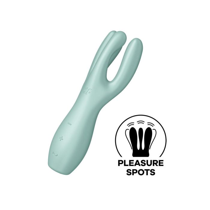 Satisfyer Threesome 3 vibrador verde 7 Satisfyer Threesome 3 vibrador verde 7