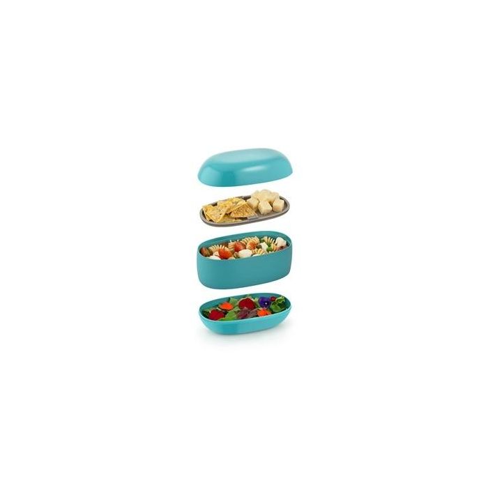 Alessi SA02 LAZ FOOD À PORTER Fiambrera de Resina Verde con 3 Compartimentos 5 Alessi SA02 LAZ FOOD À PORTER Fiambrera de Resina Verde con 3 Compartimentos 5