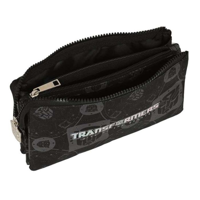 Portatodo Triple Transformers Negro 22 x 12 x 3 cm 4