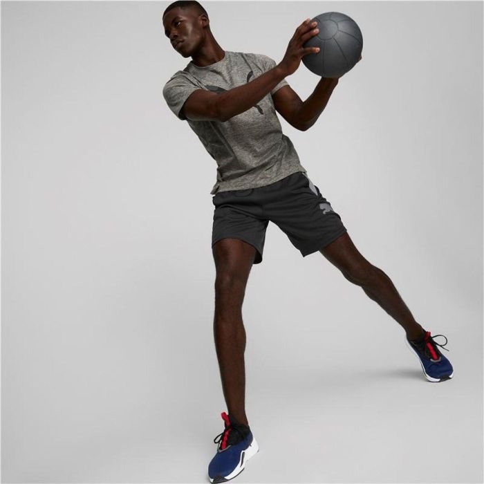 Pantalón Corto Deportivo Puma Negro Pantalón Corto Deportivo Puma Negro