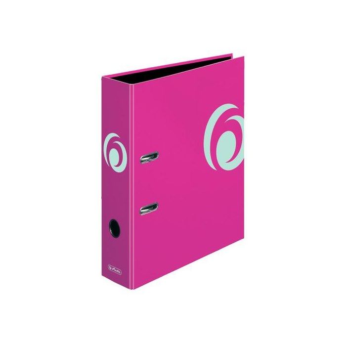 Archivador Palanca Color Blocking Herlitz  A4 80Mm Fucsia