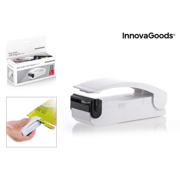Selladora de Bolsas con Imán para Nevera Magseal InnovaGoods Selladora de Bolsas con Imán para Nevera Magseal InnovaGoods