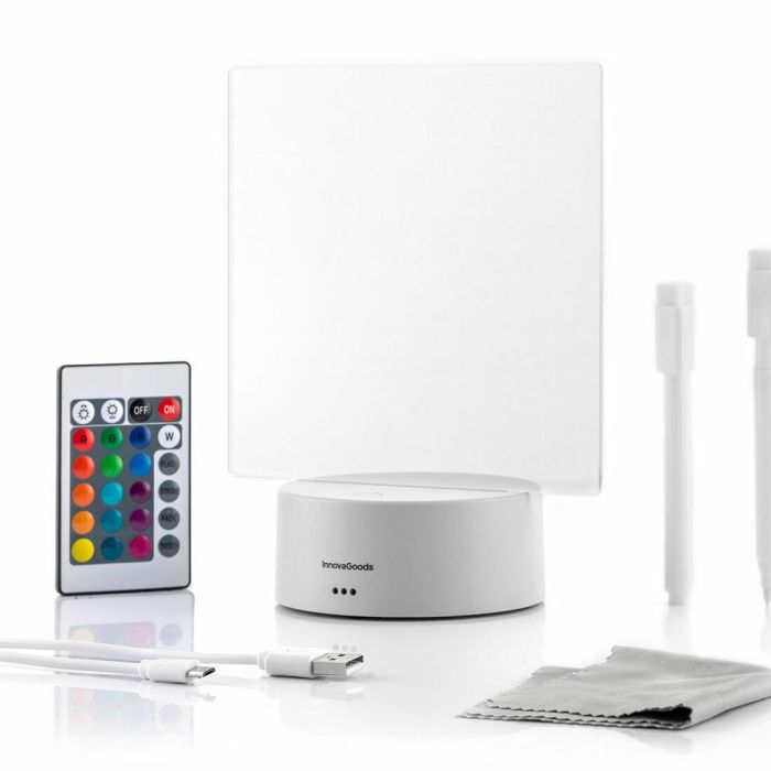 Tablero de Notas y Mensajes LED Lemo InnovaGoods 2 Tablero de Notas y Mensajes LED Lemo InnovaGoods 2