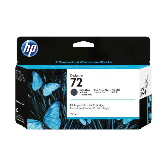 HP Cartucho Tinta Negra Mate Nº72 C9403A (130ml) para DesignJet T610 T1100 T620 T770 T1200 T2300 T790 T1300 0 HP Cartucho Tinta Negra Mate Nº72 C9403A (130ml) para DesignJet T610 T1100 T620 T770 T1200 T2300 T790 T1300 0
