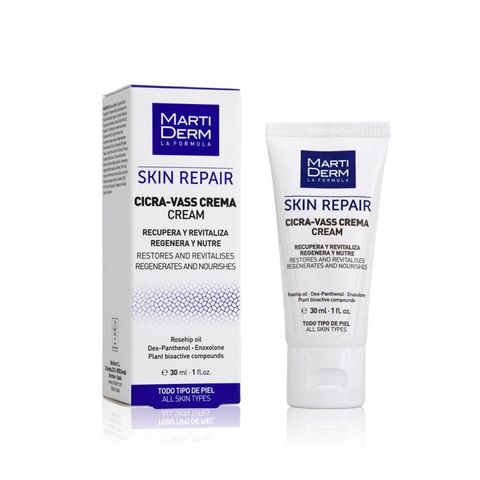 Martiderm SKIN REPAIR CICRA-VASS Crema Reparadora Cicatrizante 30 ml para Hidratación Corporal y Recuperación de la Piel 1 Martiderm SKIN REPAIR CICRA-VASS Crema Reparadora Cicatrizante 30 ml para Hidratación Corporal y Recuperación de la Piel 1