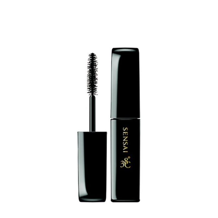 Sensai Máscara de Pestañas Voluminizadora 38ºC Cepillo Triple Espiral Resistente Agua Sudor Sebo Negro Profundo 10 ml