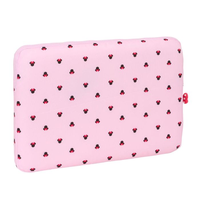 Funda para Portátil Minnie Mouse Naive Rosa 15,6'' 39,5 x 27,5 x 3,5 cm 1