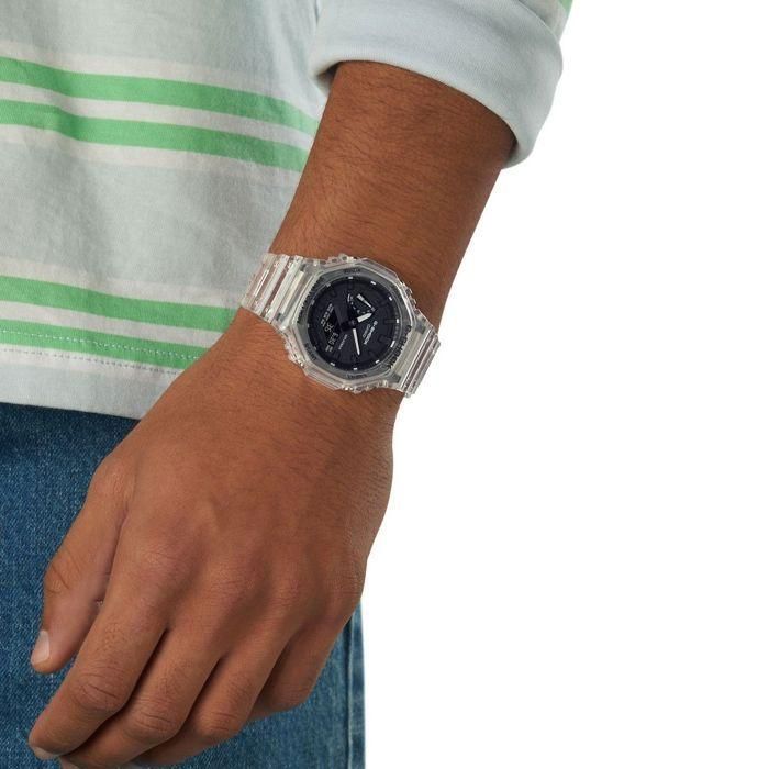 Reloj G-SHOCK - CASIO - Resistente a golpes - Multifunción - Blanco transparente 1 Reloj G-SHOCK - CASIO - Resistente a golpes - Multifunción - Blanco transparente 1
