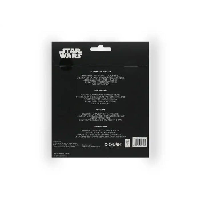 Wondee Alfombrilla de Ratón Star Wars R2D2 Redonda Antideslizante 200 mm 6