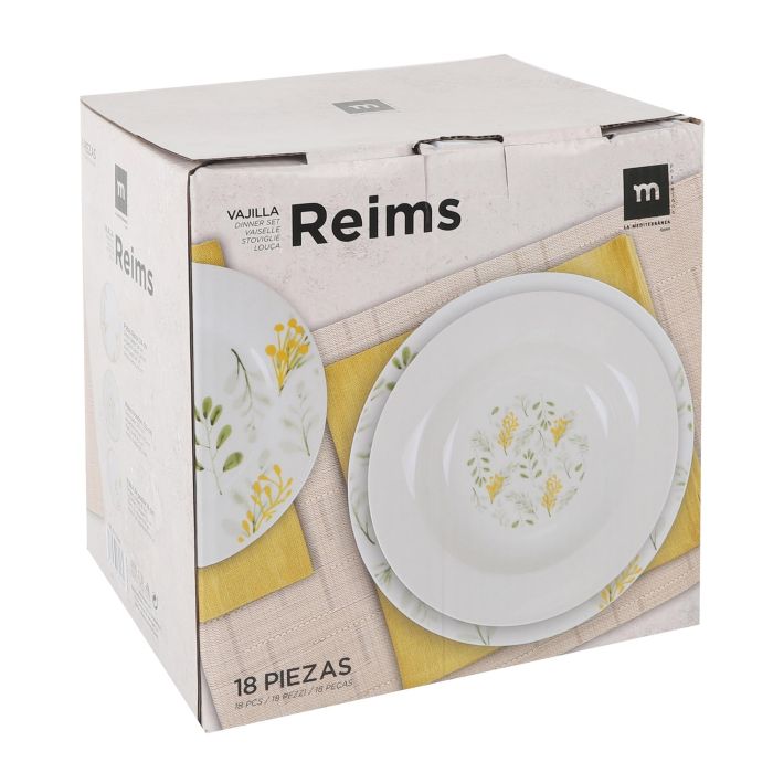 Vajilla Redonda Reims 18 Piezas - Inde (2 Unidades) 4 Vajilla Redonda Reims 18 Piezas - Inde (2 Unidades) 4