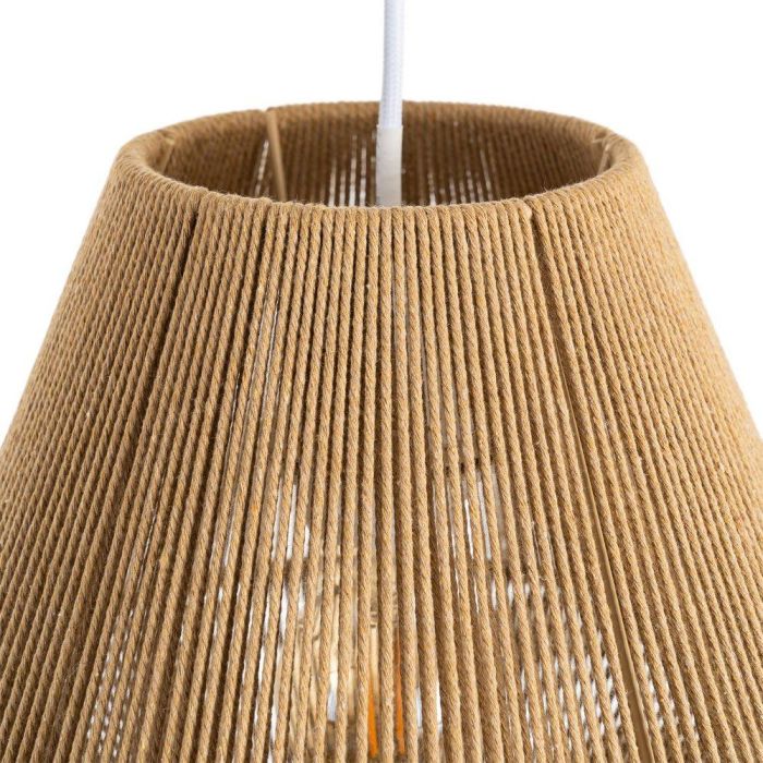 Lámpara Techo Natural Cuerda de Papel 25,50 X 25,50 X 26 cm