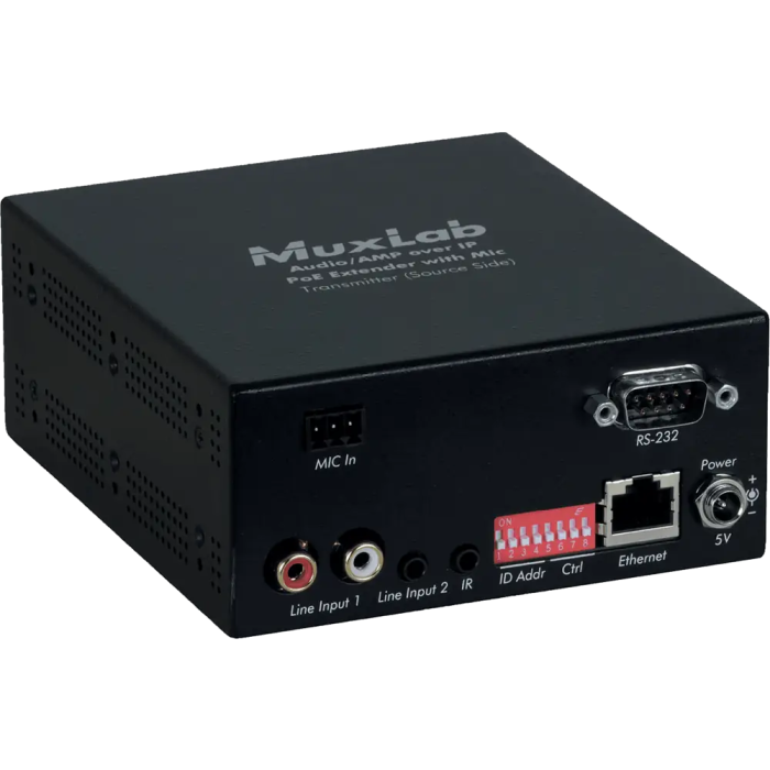 MUXLAB Transmisor de Audio Amplificado Sobre IP 100m 1