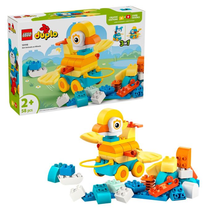 Animales Sobre Ruedas 3 En 1 10448 Lego Duplo