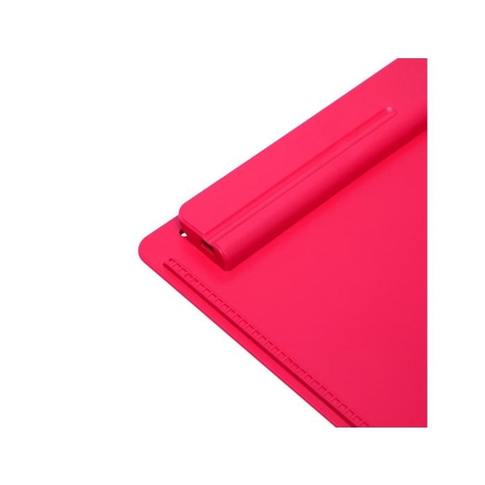 Portanotas Maul Go Din A4 Plastico Reciclado Con Pinza Color Rojo 3