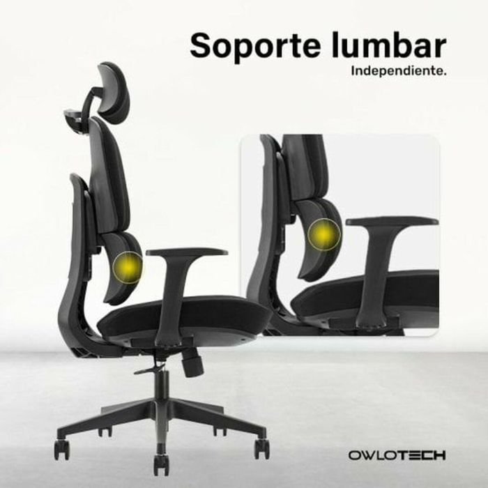 Silla de Oficina Owlotech Negro 2