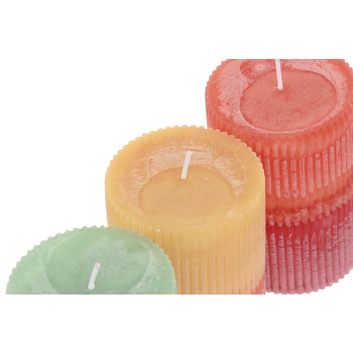 Vela Shabby DKD Home Decor Bicolor 7 x 10 x 7 cm (12 Unidades) 2 Vela Shabby DKD Home Decor Bicolor 7 x 10 x 7 cm (12 Unidades) 2