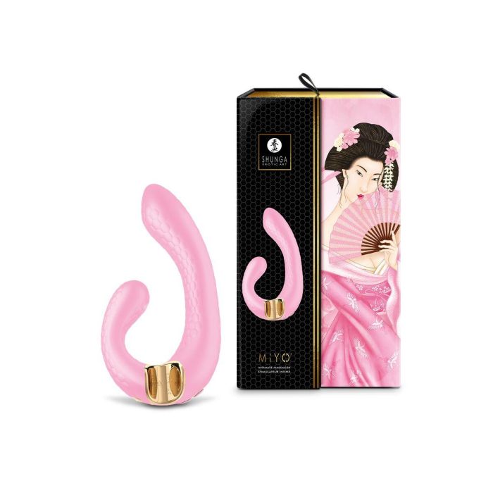 Vibrador Doble Estimulación Shunga Miyo Rosa 2