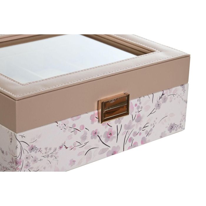 Relojero Tradicional DKD Home Decor Rosa Palo Azul 19.5 x 9.5 x 22.5 cm (2 Unidades) 2 Relojero Tradicional DKD Home Decor Rosa Palo Azul 19.5 x 9.5 x 22.5 cm (2 Unidades) 2
