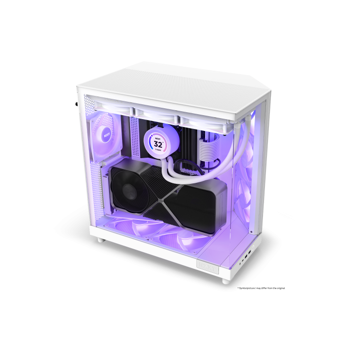 NZXT H6 Air Flow Midi Tower Blanco CC-H61FW-R1