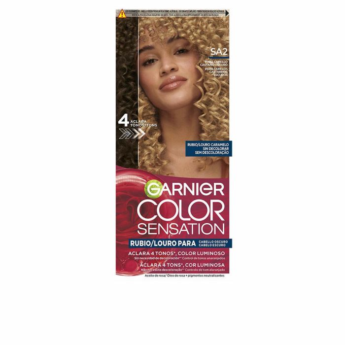 Garnier Color Sensation Tinte Rubio Luminoso Sin Decoloración Para Cabello Oscuro #Louro Caramelo 5 Unidades Garnier Color Sensation Tinte Rubio Luminoso Sin Decoloración Para Cabello Oscuro #Louro Caramelo 5 Unidades