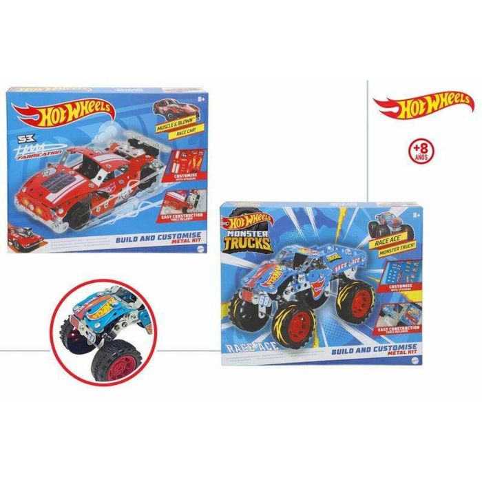 Coche metal hot wheels-set montaje 28x45x22 cm 1 Coche metal hot wheels-set montaje 28x45x22 cm 1