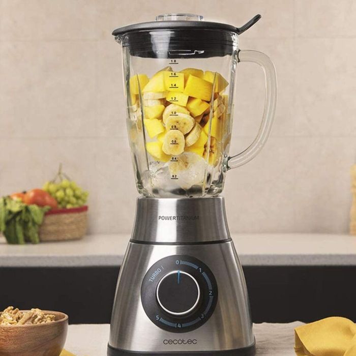 Batidora de Vaso Cecotec Power Black Titanium 1300 PerfectMix 1,8 L 1300W 1300 W 1