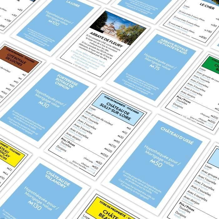 Winning Moves WIN5036905059725 MONOPOLY Castillos del Loira Juego de Mesa 5