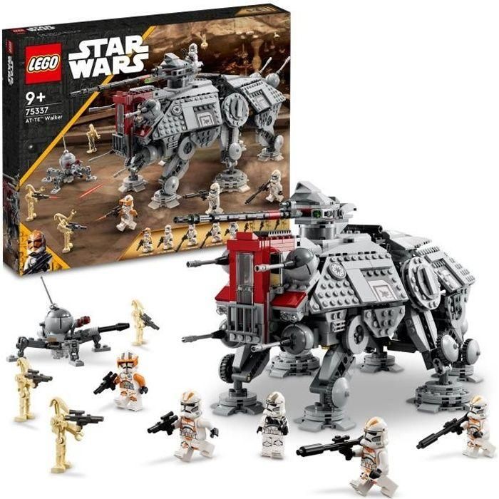 LEGO 75337 Star Wars AT-TE Walker con 5 Minifiguras, 3 Droides de Batalla y La Venganza de los Sith LEGO 75337 Star Wars AT-TE Walker con 5 Minifiguras, 3 Droides de Batalla y La Venganza de los Sith